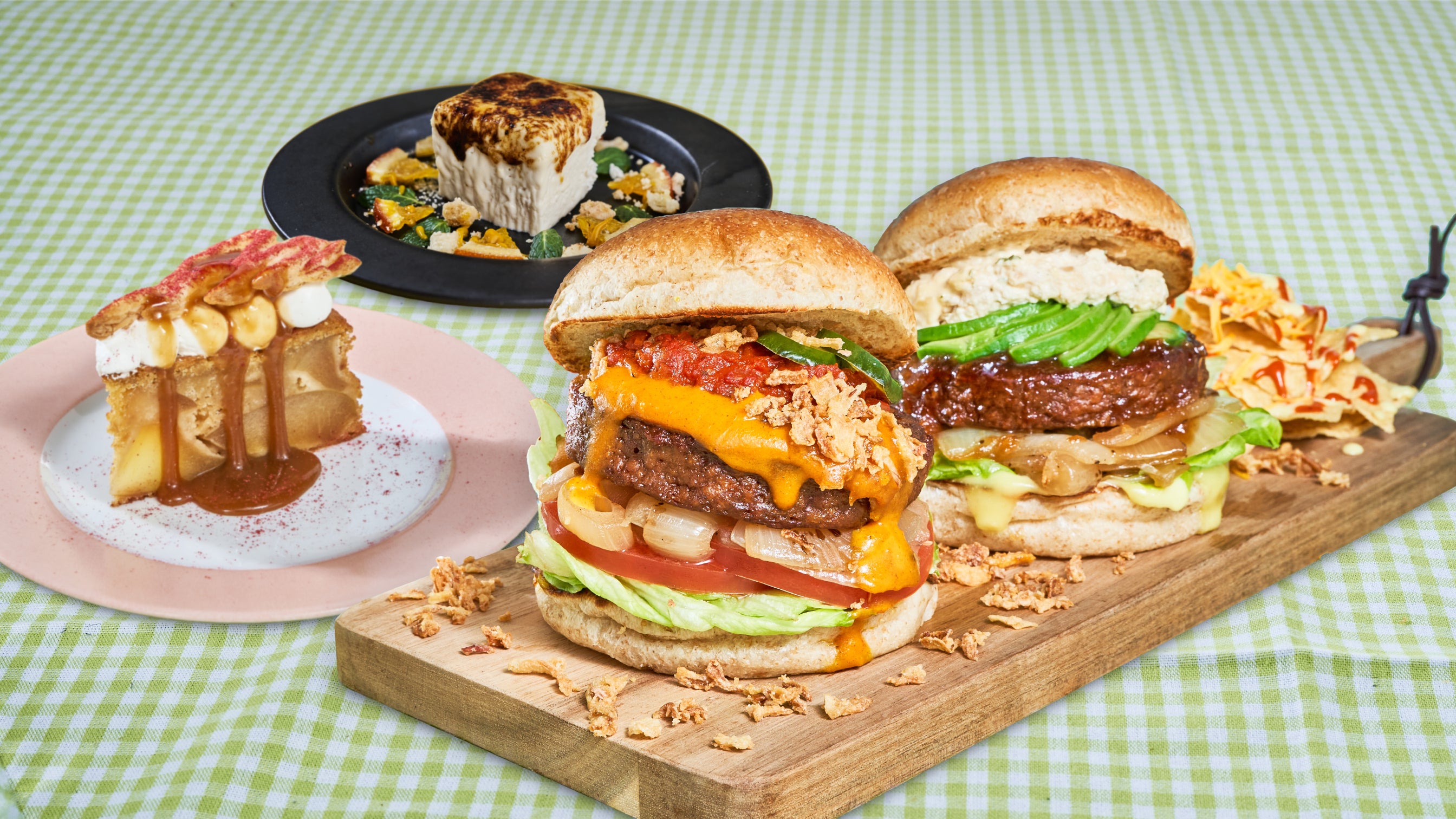 2foodsオリジナルプラントベースハンバーガー2種、プラントベーススイーツ2種を4月21日（木）より発売